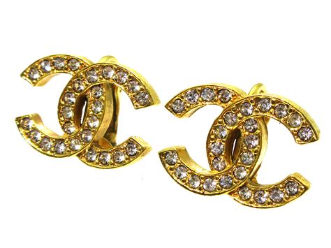 chanel earrings replica ebay|vintage faux chanel earrings.